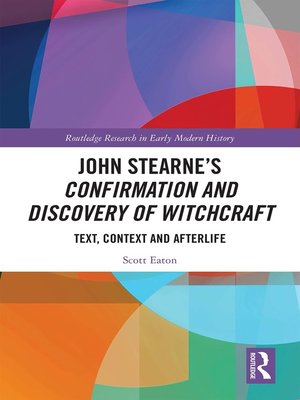 cover image of John Stearne's Confirmation and Discovery of Witchcraft